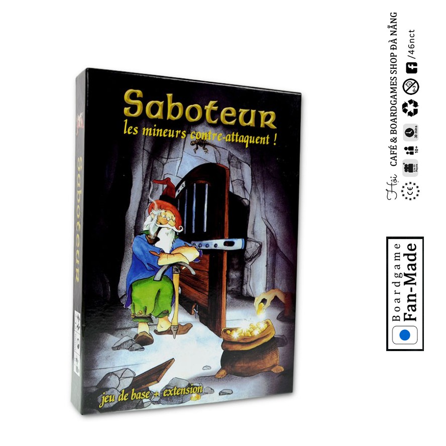 Boardgame Saboteur  Bài Đào Vàng phiên bản mới 1+2