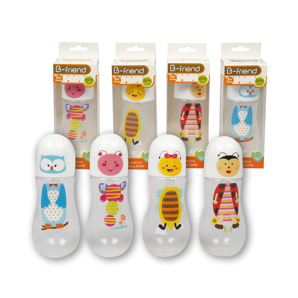 Bình sữa trẻ em Bfriend xinh xắn 250ml