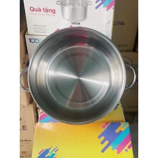 Nồi luộc gà inox size 30cm