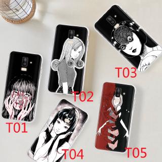Ốp điện thoại nhựa dẻo trong suốt in hình GT151 Junji Ito Uzumaki Tomie cho Samsung Galaxy J8 Plus J7 Prime J6 Duo Pro