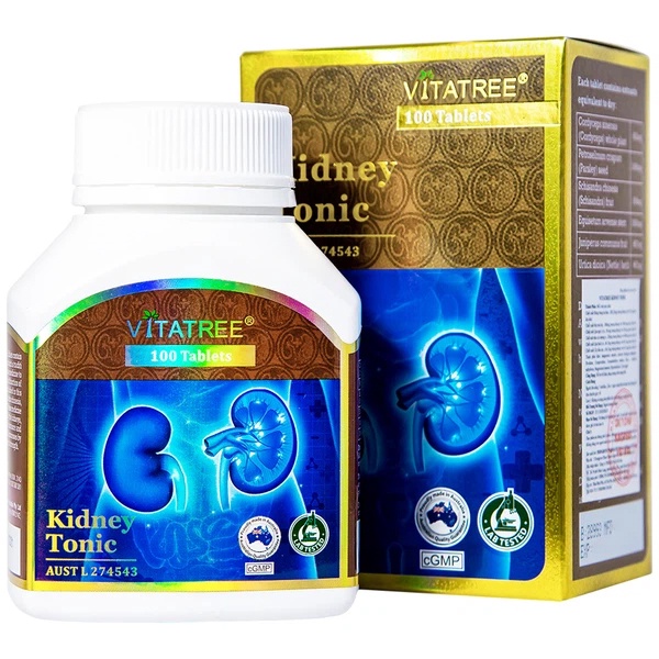Bổ thận nam, nữ Vitatree Kidney tonic , lọ 100v, nhập khẩu Úc