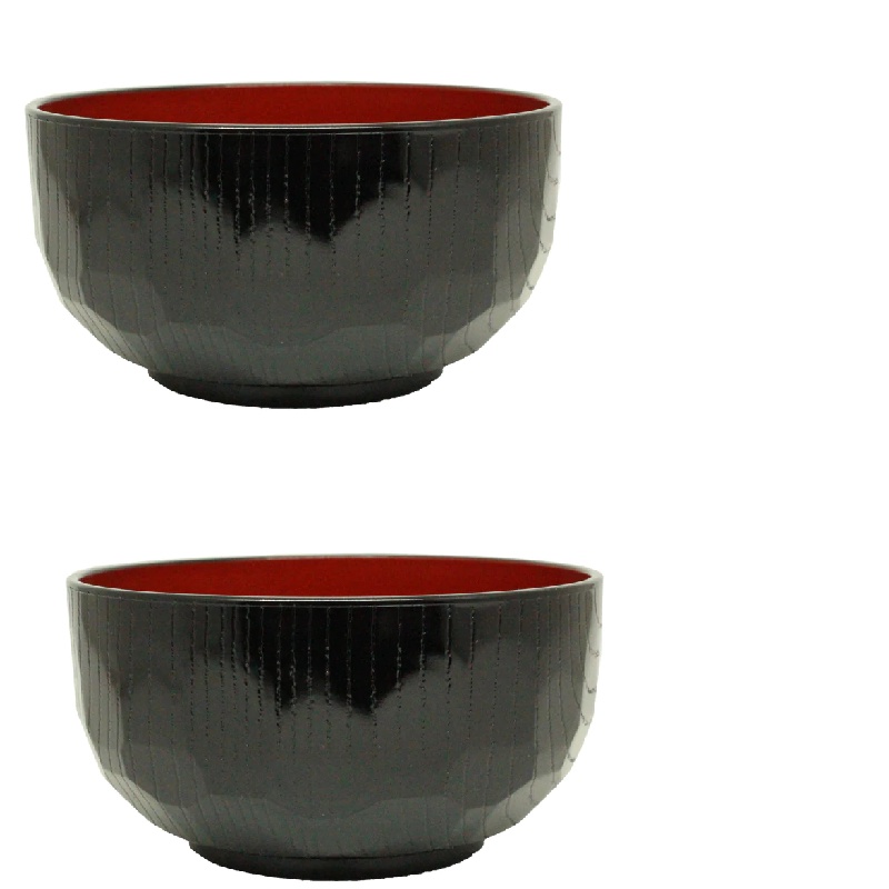 Daiso Chén Aizu Kiểu Dáng Mai Rùa Có thể sử dụng trong máy rửa chén Màu Đen 12.8cm