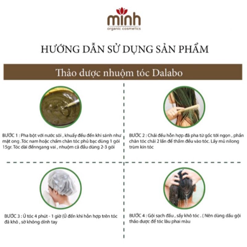 Thuốc nhuộm tóc thảo dược Dalabo
