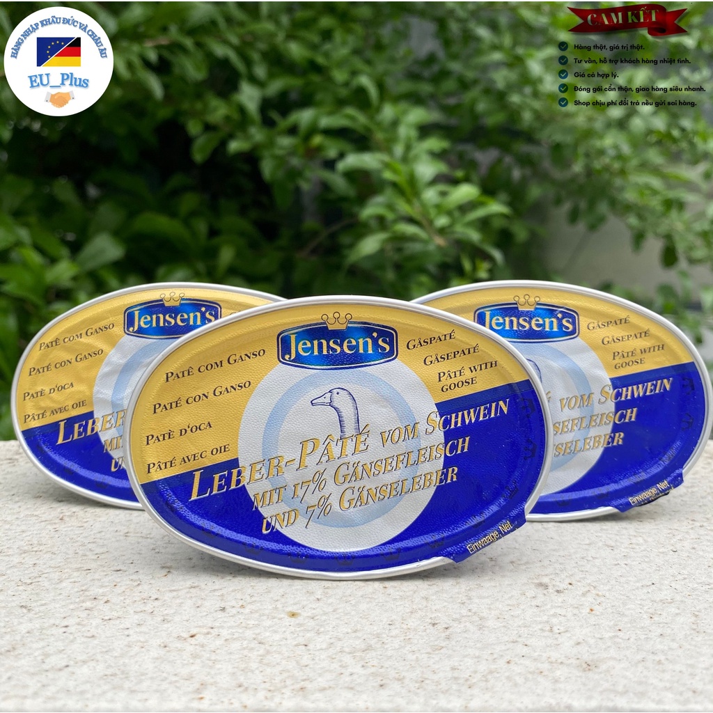 Pate gan ngỗng JENSEN'S  80g siêu ngon (Hàng Đức date mới tinh)