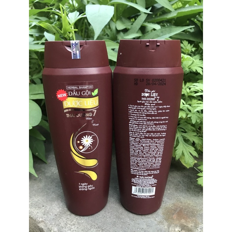 Dầu gội& Dầu xả dược liệu Thái Dương 7 200ml