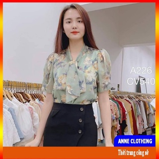 Áo sơ mi vải tơ voan mềm mát - áo sơ mi nữ - Mẫu mới nhất