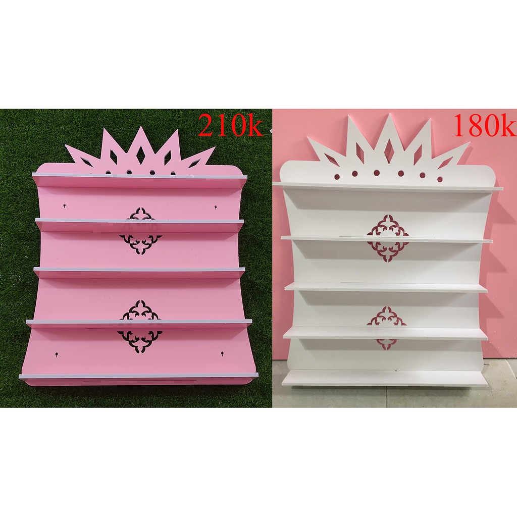 Kệ Sơn Nail treo tường hình quả Dứa Cao 75cm ngang 60cm sâu 8cm