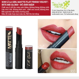 Son Lì LA Girl Matte - GLC810 Bite Me