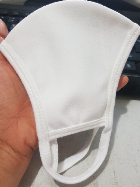 Khẩu trang chống nắng chống bụi bản to hàng 2 lớp(màu trắng ạ) | BigBuy360 - bigbuy360.vn