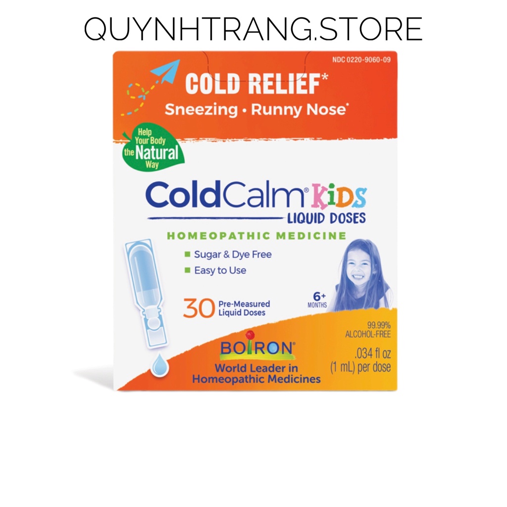 Muối vi lượng đồng căn Coldcalm Boiron Mỹ