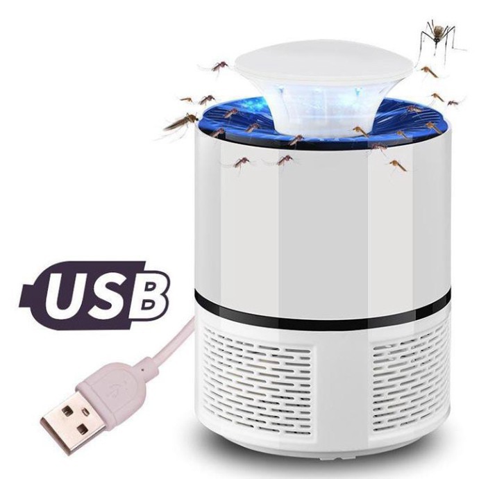 Đèn bắt muỗi  hình trụ, đầu cắm USB, bảo hành 6 tháng