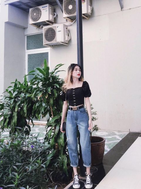 [Rẻ vô địch] Quần jean baggy rách sườn mã 3001, hình thật trải sàn | BigBuy360 - bigbuy360.vn