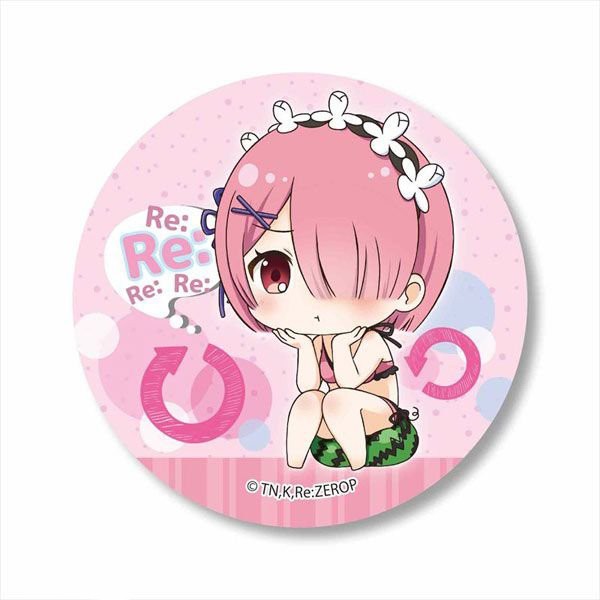 Combo 6 huy hiệu cài áo IN HÌNH Re:Zero − Bắt đầu lại ở thế giới khác anime chibi dễ thương tiện lợi