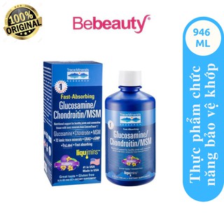 Thực phẩm chức năng hỗ trợ xương khớp Trace Minerals Glucosamine/Chondroitin/MSM 946ml