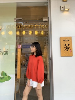 Áo pull cổ tròn tay chum