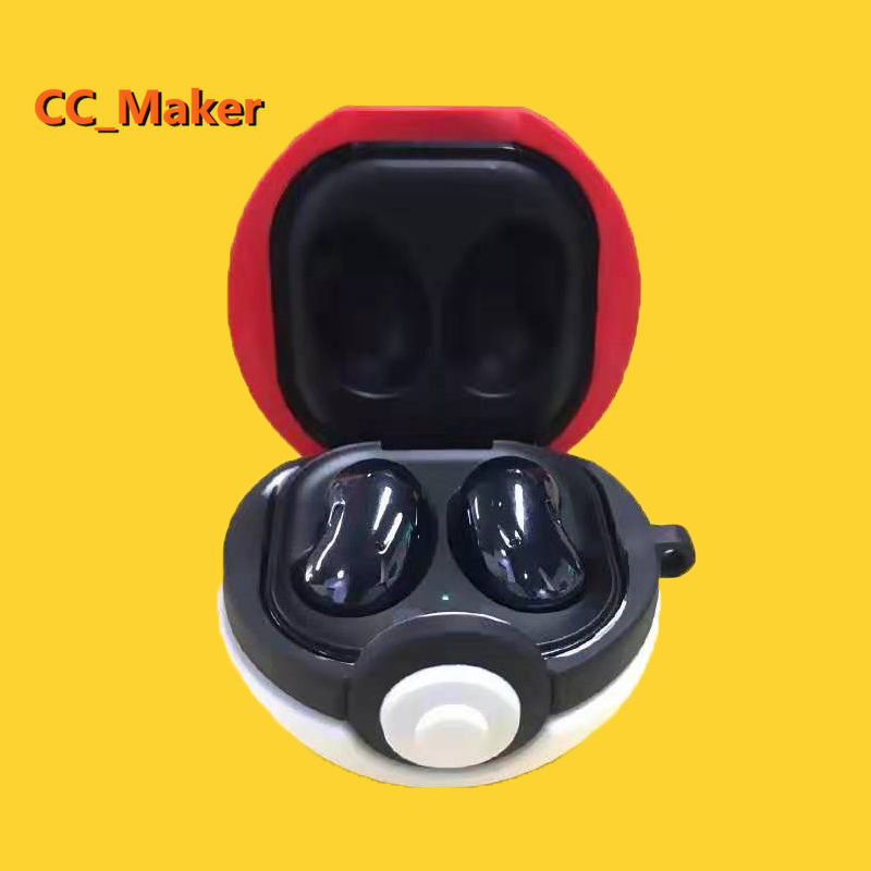 Cartoon Pokémon Elf Ball Samsung Samsung Galaxy Buds Pro Case Cartoon Pikachu Pendant Samsung Galaxy Buds Live Bluetooth Wireless Headset Protective Case Cover Silicone Soft Shell Cartoon Mickey Minnie