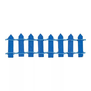 Trang trí hàng rào gỗ xanh đậm_Phụ kiện trang trí bánh sinh nhật