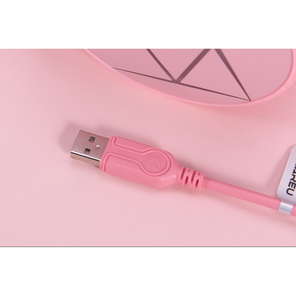 Tai nghe DareU EH722s Magic Queen 7.1 USB (Màu Hồng) - Hàng chính hãng BH 1 năm
