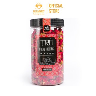 [Mã GROSALE2703 giảm 8% đơn 250K] Trà Hoa Hồng Sấy Khô Nguyên Bông DK Harvest - 150g