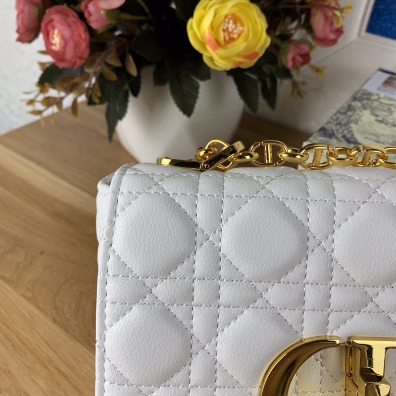 Túi xách Dior Caro màu trắng size 20cm