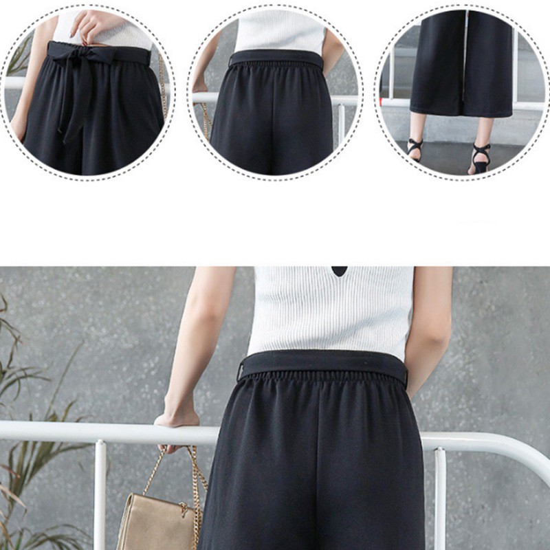 Quần thun ống rộng thoải mái cho ngày hè của con gái