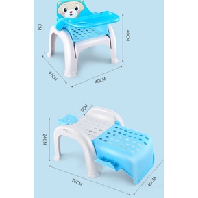 bán Ghế ăn dặm đa năng - Dùng làm ghế gội đầu - Ghế cho bé ngồi tập tô rất tiện dụng GuBe chuẩn
