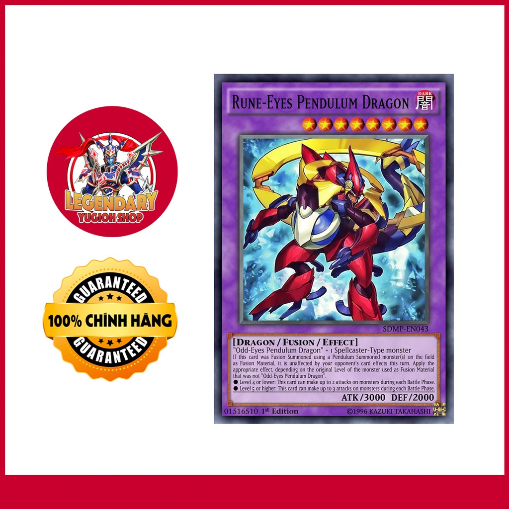 [EN][Thẻ Bài Yugioh Chính Hãng] Rune-Eyes Pendulum Dragon