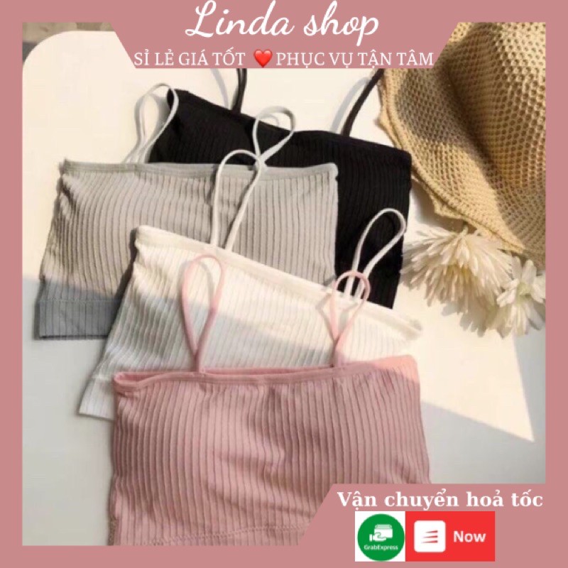 Áo bra nữ ❣️FREESHIP❣️ Áo Bra Quây Cotton Cho Bạn Gái 4 Màu, Áo lót quây cotton tăm đẹp