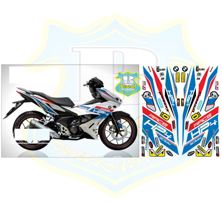 ( Quí khách vui lòng mang ra tiệm cho thợ dán ) Tem winner X HP4 trắng 20475