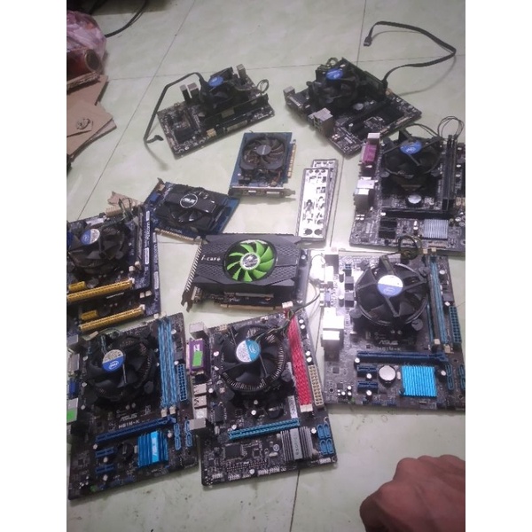 Combo main H61 giga, asus +cpu i3,i5+Ram 4G+fan tản nhiệt