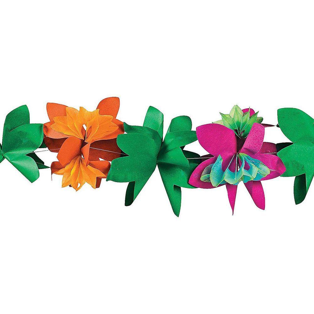WTTLE Vòng Hoa Giấy Nhiều Màu Dùng Trang Trí Tiệc Phong Cách Hawaii