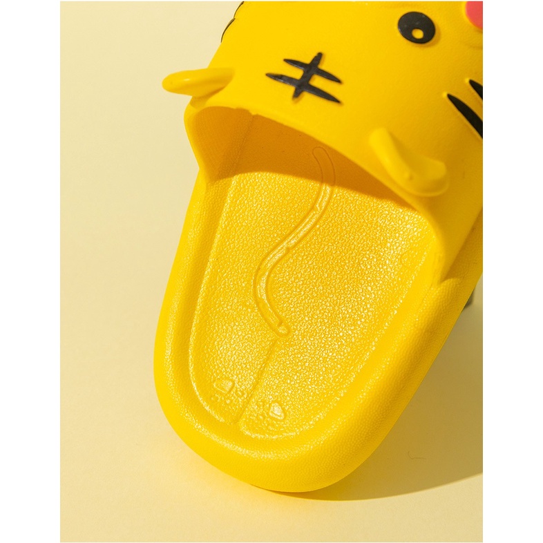 Dép lê bé trai bé gái hình con hổ dễ thương, đế chống trượt -TD24