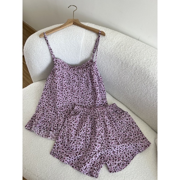 Đồ Bộ 2 Dây Mặc Nhà Kate Cotton (Hàng Đẹp Như Hình Shop Đăng)