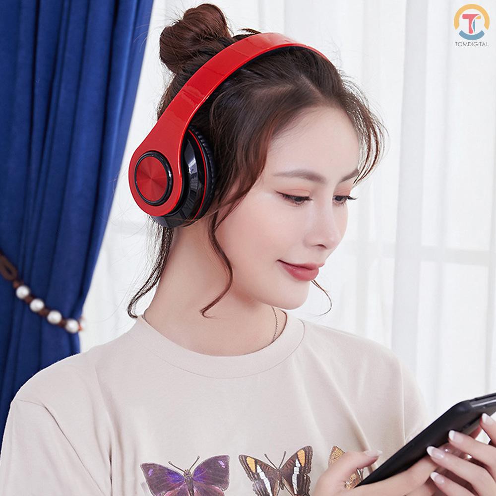 Bộ Tai Nghe Chơi Game Không Dây Có Mic Tom B39 Rgb Dạ Quang Bt 5.0