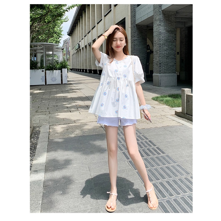 Áo Bầu Xinh Sơ Mi Bầu Xinh Ab191