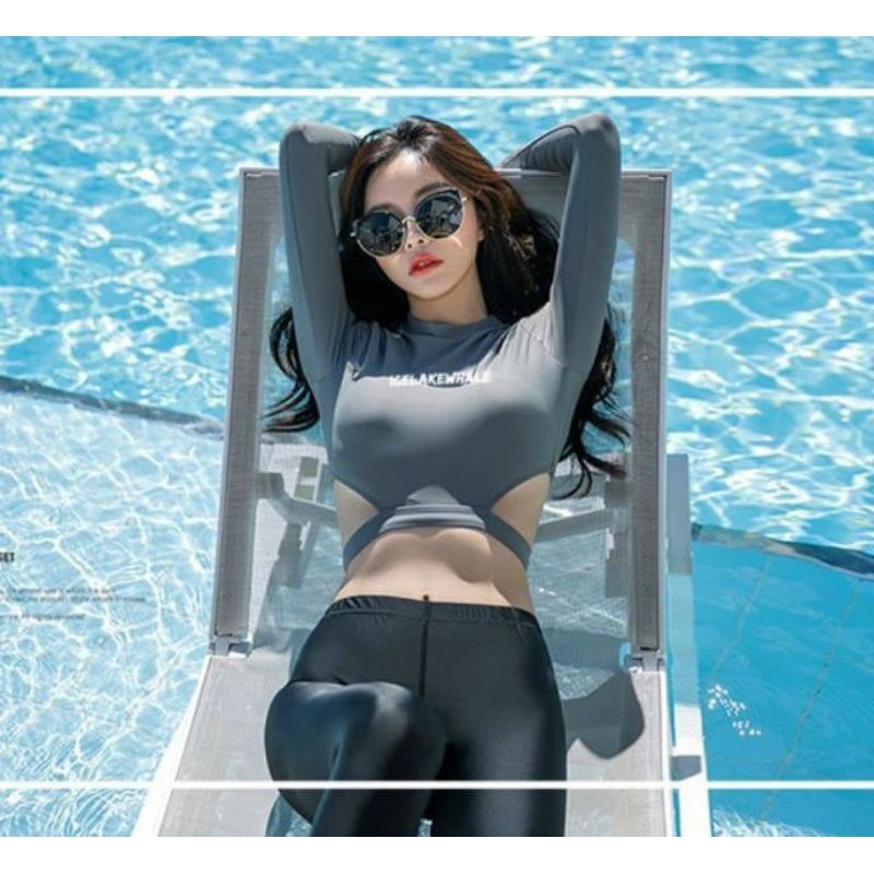 BikiniDolphin: Đồ bơi croptop quần dài N5 | BigBuy360 - bigbuy360.vn