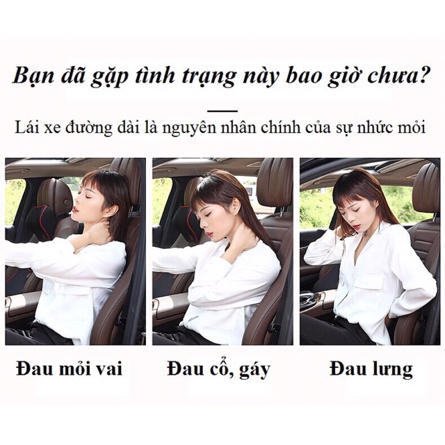 Bộ gối , tựa lưng cao su non cao cấp