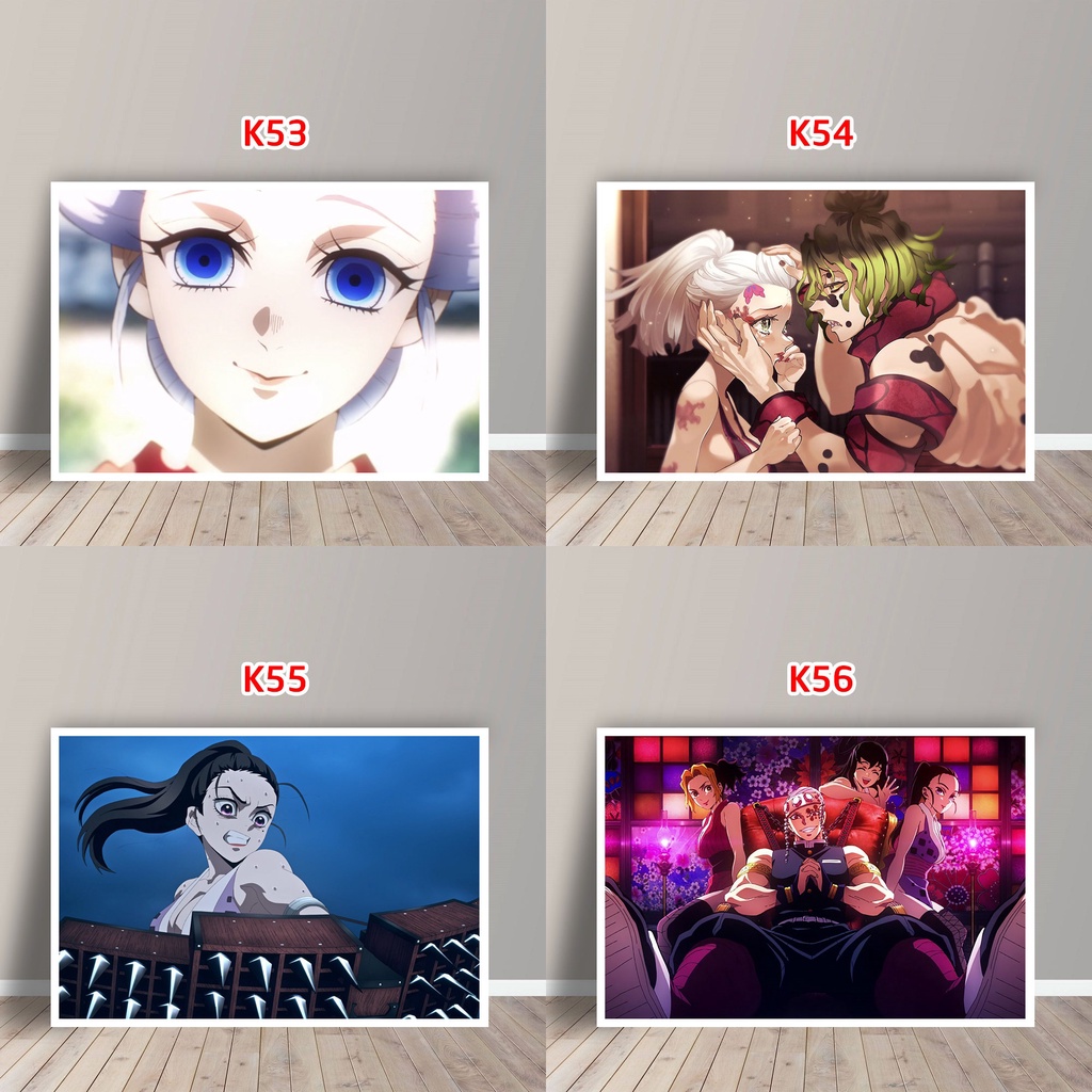 Tấm Postcard Cao Cấp Anime Kimetsu No YaiBa