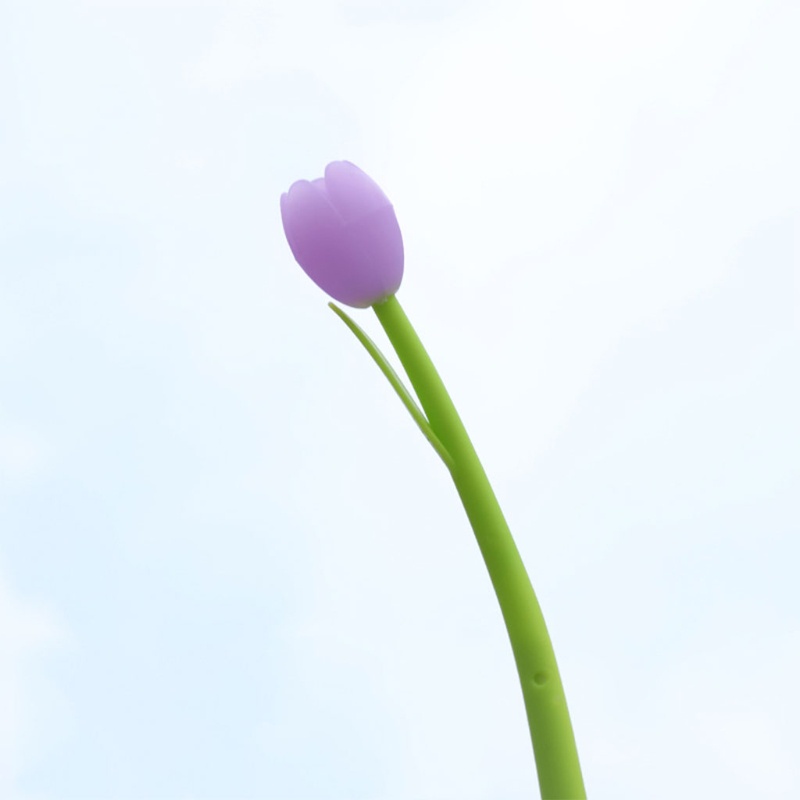 Set 4 Bút Mực Gel Ngòi 0 / 38mm Hình Bông Hoa Thay Đổi Màu Sắc Sáng Tạo Dành Cho Văn Phòng /