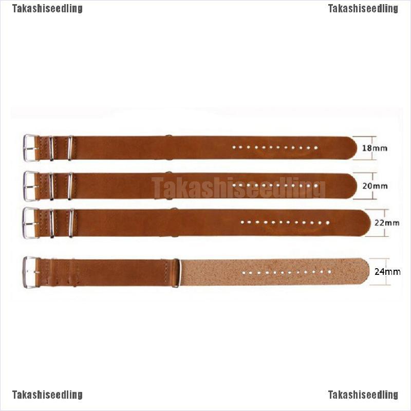 1 Dây Đeo Bằng Da Thật Cho Đồng Hồ Quân Đội NATO G10