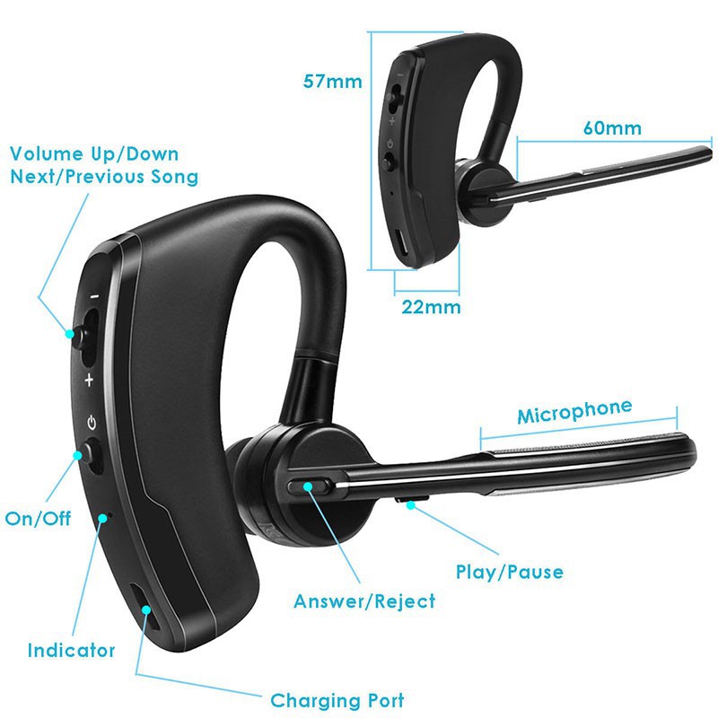 Tai nghe nhét tai Bluetooth V8 chống ồn cho điện thoại di động | BigBuy360 - bigbuy360.vn