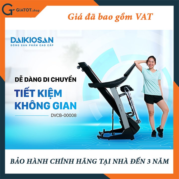 Máy chạy bộ đa năng chính hãng Daikiosan DVCB-00008