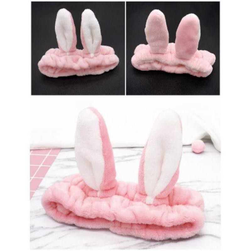 Băng đô vải nhung 3D tai mèo tai thỏ nhiều màu, dễ thương