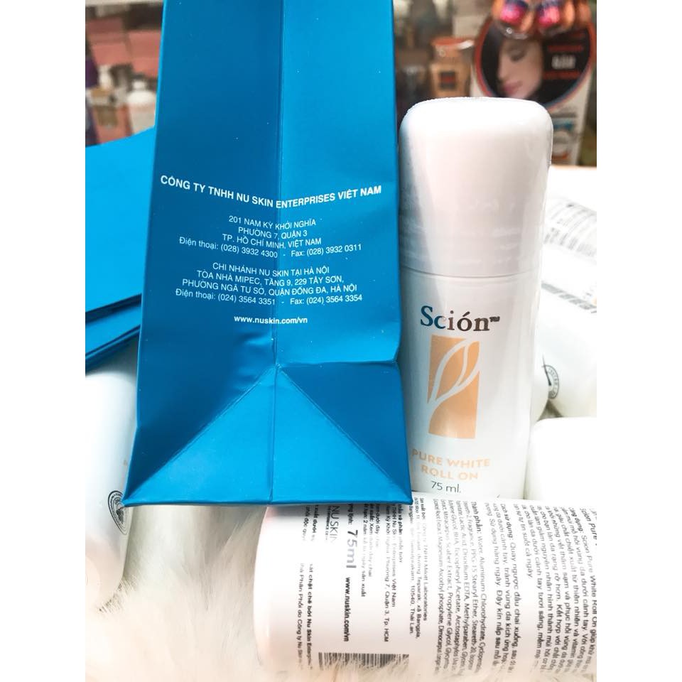 (NUSKIN) Lăn khử mùi Scion Pure White Roll On Nuskin chính hãng cty | BigBuy360 - bigbuy360.vn