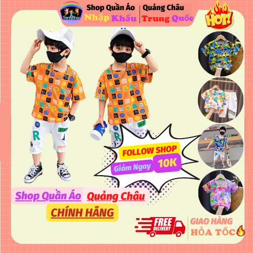 ÁO thun trẻ em 2 đến 13 tuổi chất vải cotton co giãn màu cam và màu trắng trái cây hàng nhập khẩu quảng châu