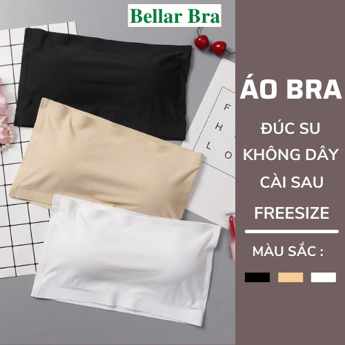 Áo Bra Không Dây - Bra Su Không Gọng Hở Lưng Mặc Cực Mát - Áo Ngực Nữ Có Nấc Cài Sau Cực Xinh  B8883