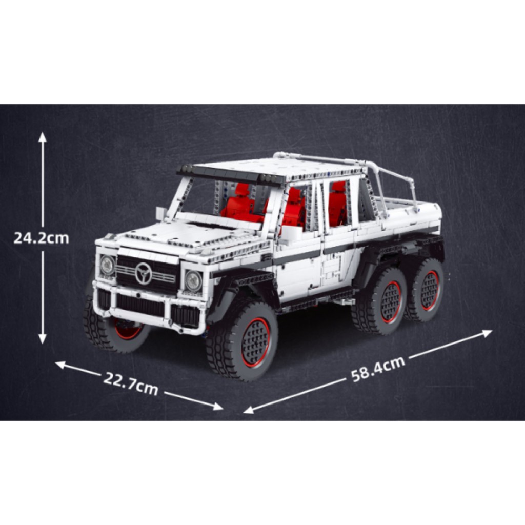 Mô Hình Lắp Ráp Xe Mercedes-Benz G700 - MouldKing 13061