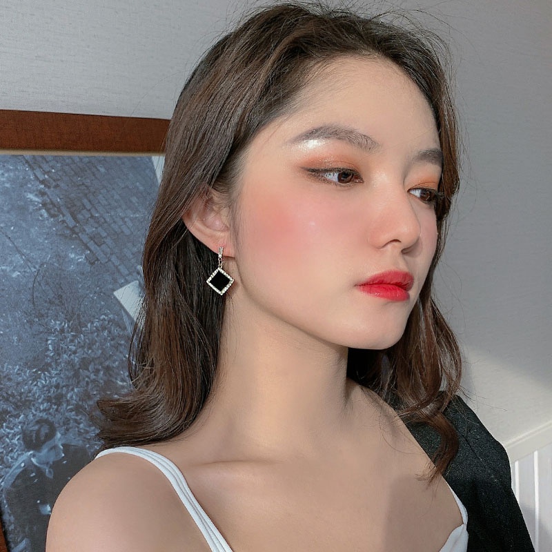 Khuyên Tai Nữ Mạ Bạc 925 Thời Trang Hàn Quốc