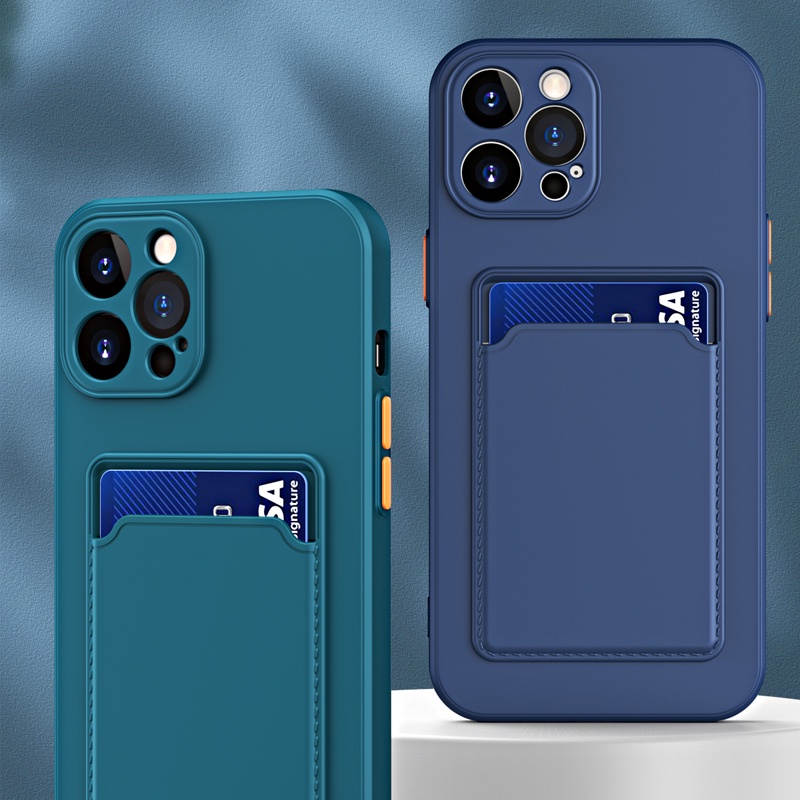 Ốp Lưng Điện Thoại Có Ngăn Đựng Thẻ Dành Cho Samsung Galaxy A23 A13 A33 A53 A73 A32 4G 5G