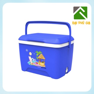 Thùng đá nhựa Duy Tân dung tích 25L có quai xách tiện lợi giữ lạnh cực lâu no.0239